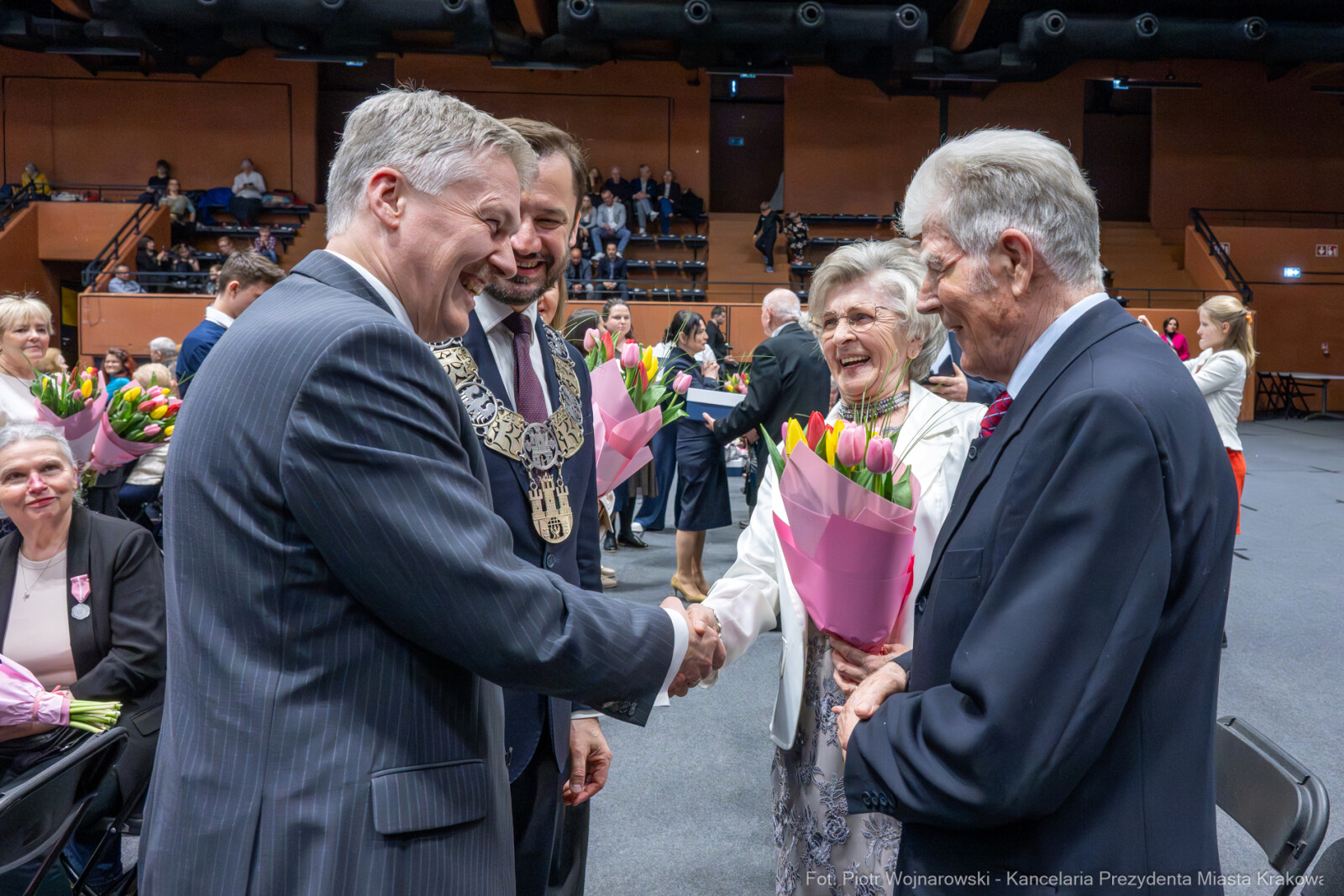 Miszalski, medale, seniorzy, Długoletnie Pożycie Małżeńskie, zdjęcia  Autor: Piotr Wojnarowski