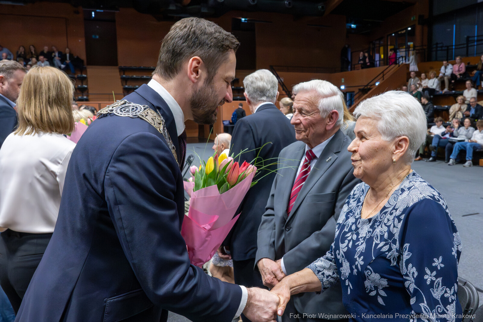Miszalski, medale, seniorzy, Długoletnie Pożycie Małżeńskie, zdjęcia  Autor: Piotr Wojnarowski