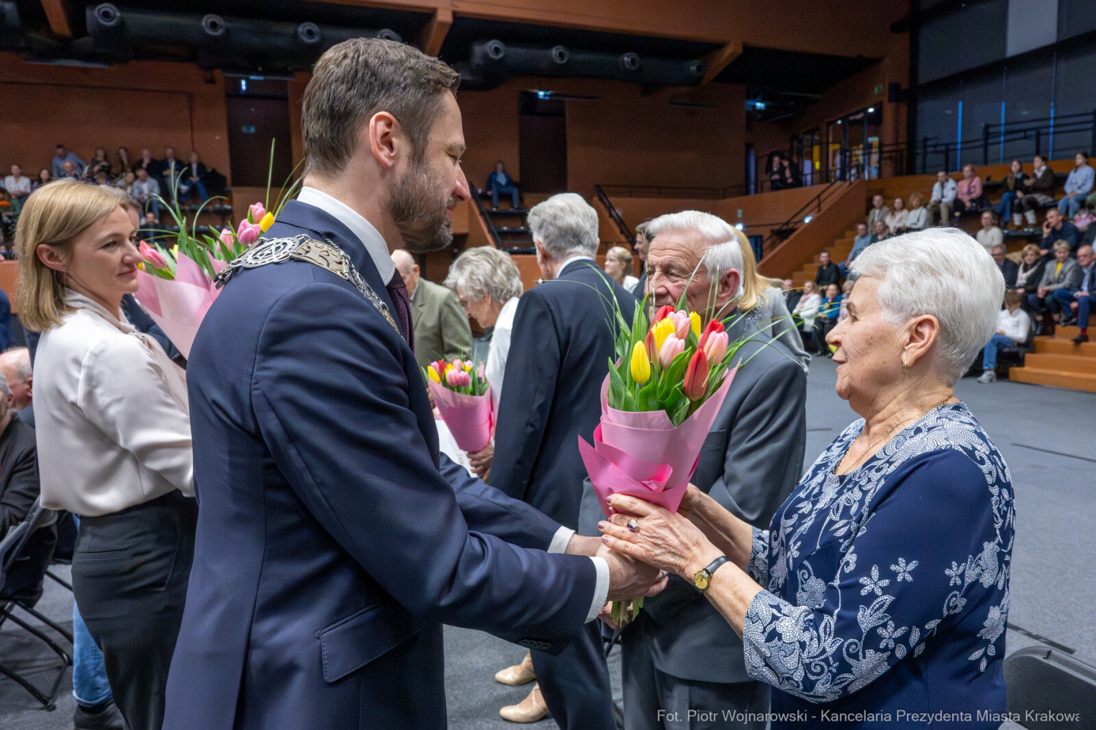 Miszalski, medale, seniorzy, Długoletnie Pożycie Małżeńskie, zdjęcia  Autor: Piotr Wojnarowski