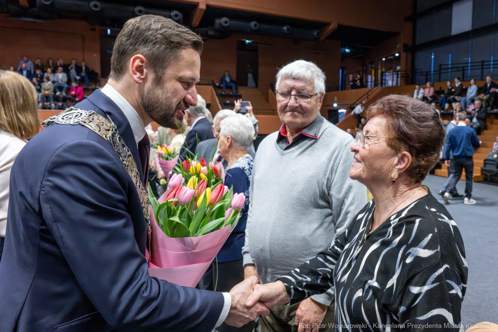 Miszalski, medale, seniorzy, Długoletnie Pożycie Małżeńskie, zdjęcia  Autor: Piotr Wojnarowski