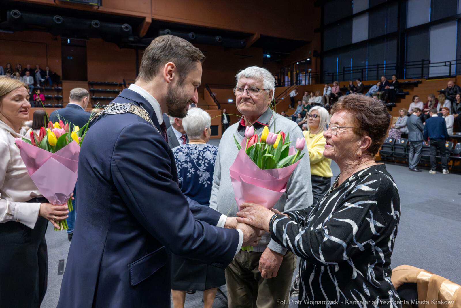 Miszalski, medale, seniorzy, Długoletnie Pożycie Małżeńskie, zdjęcia  Autor: Piotr Wojnarowski