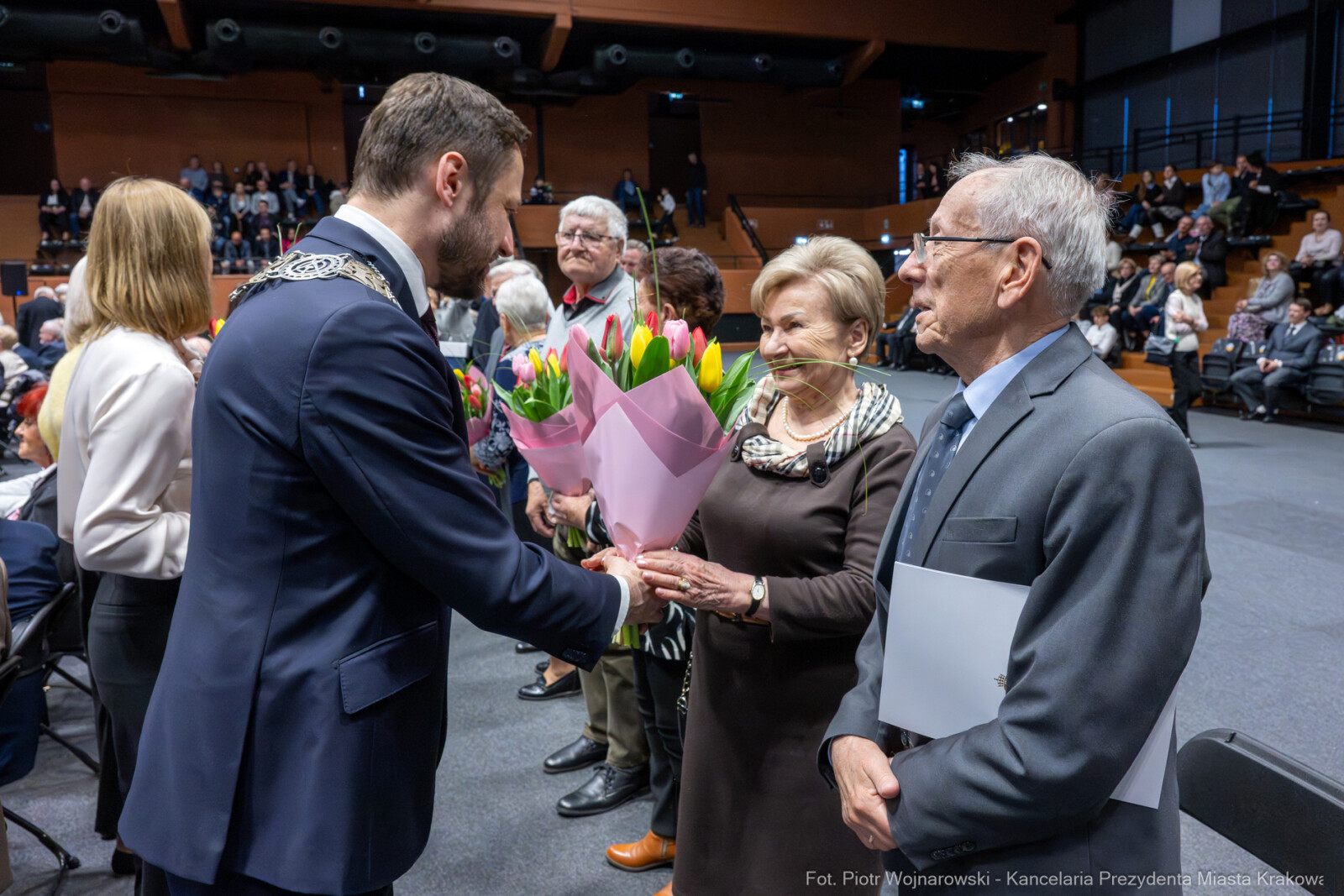 Miszalski, medale, seniorzy, Długoletnie Pożycie Małżeńskie, zdjęcia  Autor: Piotr Wojnarowski