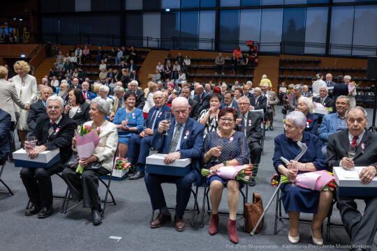 Miszalski, medale, seniorzy, Długoletnie Pożycie Małżeńskie, zdjęcia