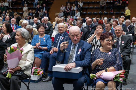 Miszalski, medale, seniorzy, Długoletnie Pożycie Małżeńskie, zdjęcia
