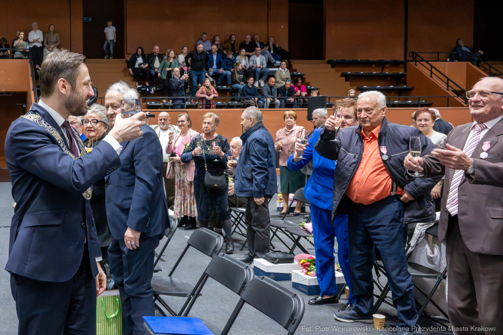 Miszalski, medale, seniorzy, Długoletnie Pożycie Małżeńskie, zdjęcia  Autor: Piotr Wojnarowski