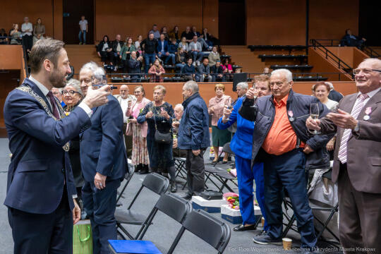 Miszalski, medale, seniorzy, Długoletnie Pożycie Małżeńskie, zdjęcia