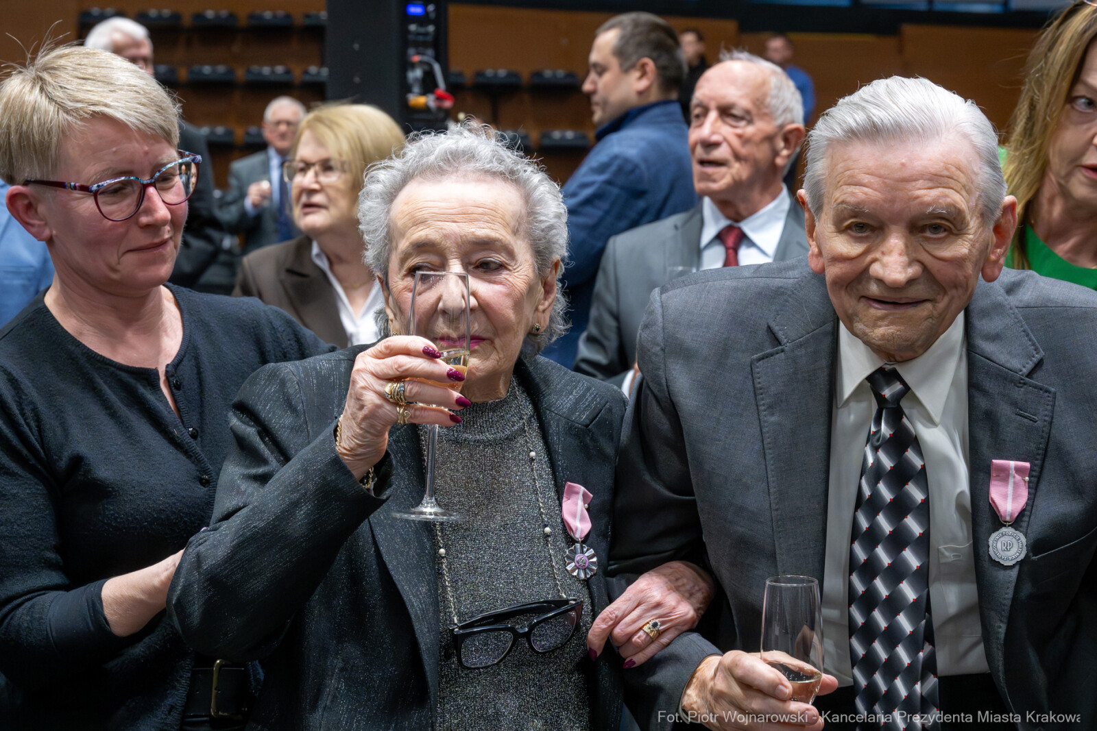 Miszalski, medale, seniorzy, Długoletnie Pożycie Małżeńskie, zdjęcia  Autor: Piotr Wojnarowski