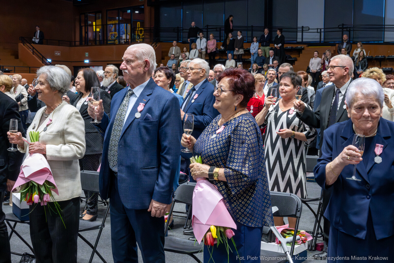 Miszalski, medale, seniorzy, Długoletnie Pożycie Małżeńskie, zdjęcia  Autor: Piotr Wojnarowski