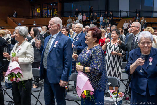 Miszalski, medale, seniorzy, Długoletnie Pożycie Małżeńskie, zdjęcia