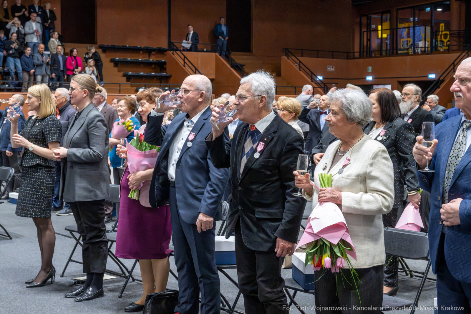 Miszalski, medale, seniorzy, Długoletnie Pożycie Małżeńskie, zdjęcia  Autor: Piotr Wojnarowski