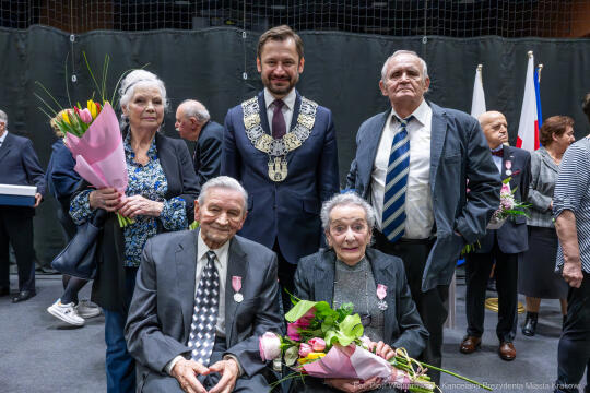 Miszalski, medale, seniorzy, Długoletnie Pożycie Małżeńskie, zdjęcia