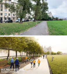 1. BW_BULWAR CZERWIEŃSKI.jpg-Kraków rozpoczyna rewitalizację Bulwarów Wiślanych