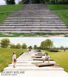 3. BW_BULWAR INFLANCKI2.jpg-Kraków rozpoczyna rewitalizację Bulwarów Wiślanych