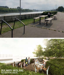 4. BW_BULWAR KURLANDZKI2.jpg-Kraków rozpoczyna rewitalizację Bulwarów Wiślanych