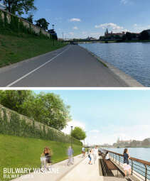 6. BW_BULWAR RODLA.jpg-Kraków rozpoczyna rewitalizację Bulwarów Wiślanych