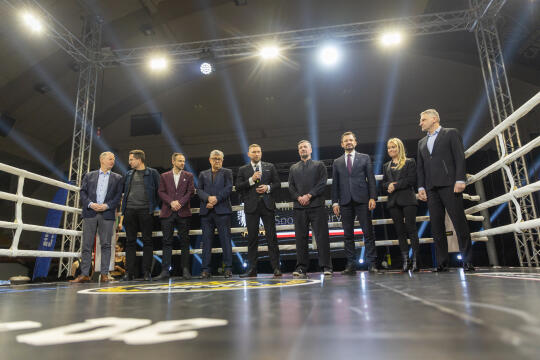 Inauguracja Polskiej Ligi Boksu w Krakowie.  Mecz Królewski Kraków - Wisłok Rzeszów.