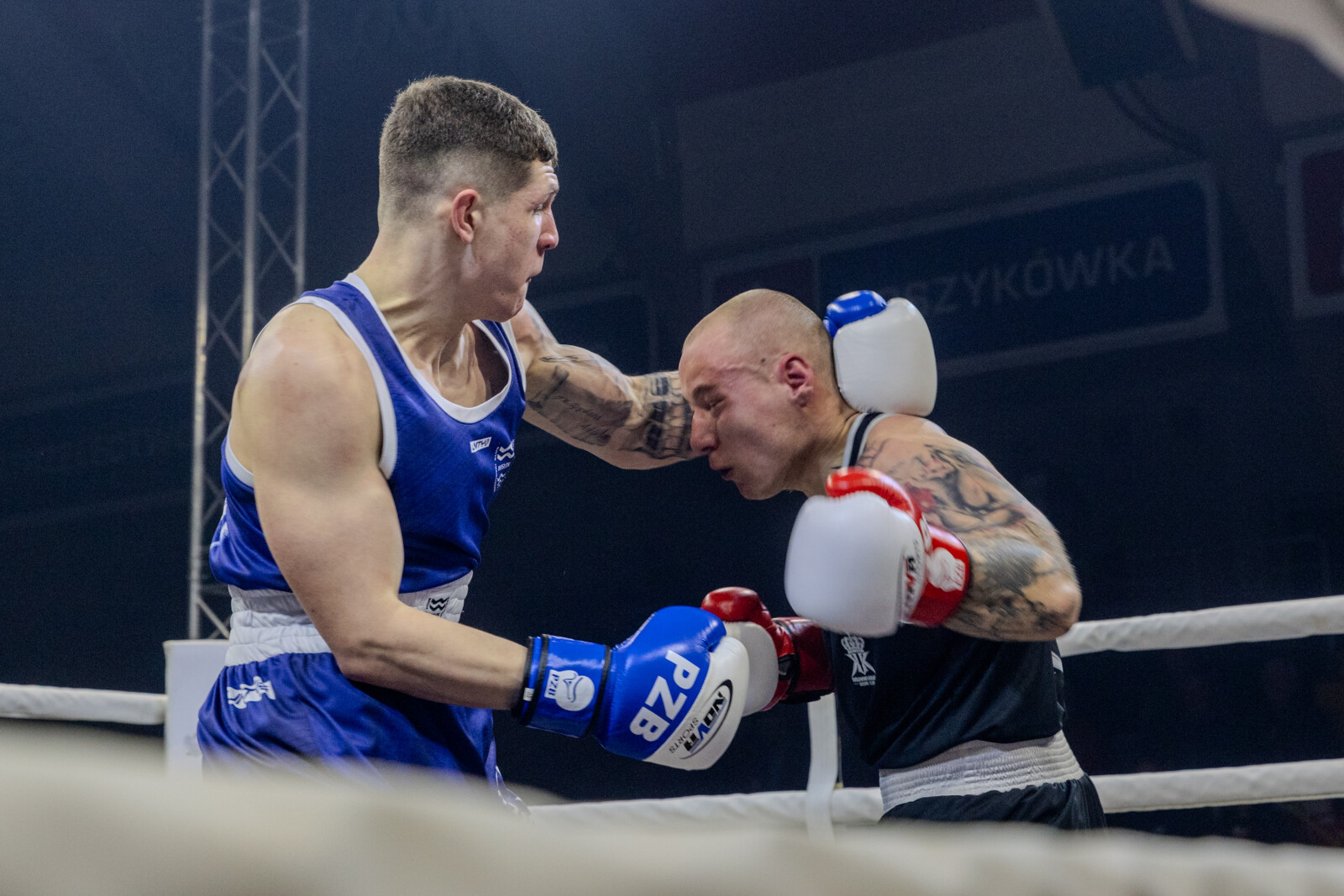 0S4A5420.jpg-Liga Boksu, Kraków, Miszalski  Autor: B. Świerzowski