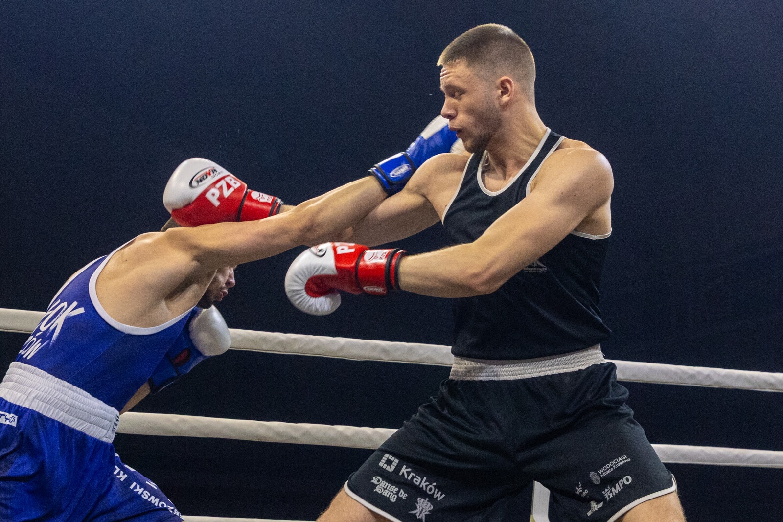 0S4A5647.jpg-Liga Boksu, Kraków, Miszalski  Autor: B. Świerzowski