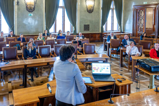 Biznes i miasta na rzecz zrównoważonego rozwoju, Całus, Halska-Pionka, zdjęcia