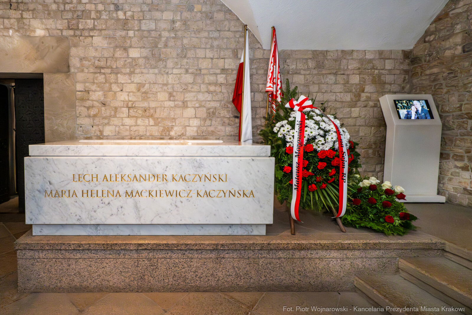 katastrofa smoleńska, Wawel, rocznica, krypta, ceremonia, zdjęcia  Autor: Piotr Wojnarowski