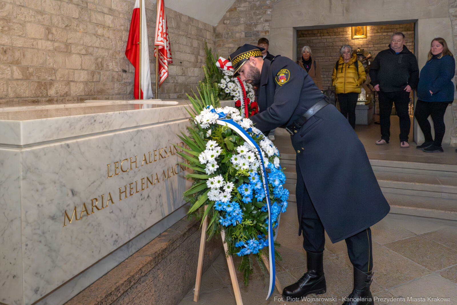 katastrofa smoleńska, Wawel, rocznica, krypta, ceremonia, zdjęcia  Autor: Piotr Wojnarowski