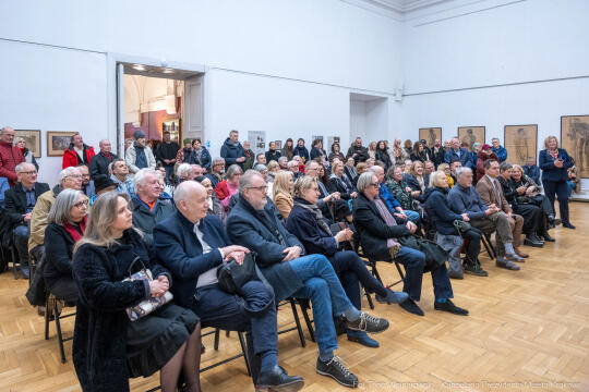 Pałac Sztuki, wystawa, Marian Ruzamski, Sztuka pamięci, Kosek, Brandes, zdjęcia