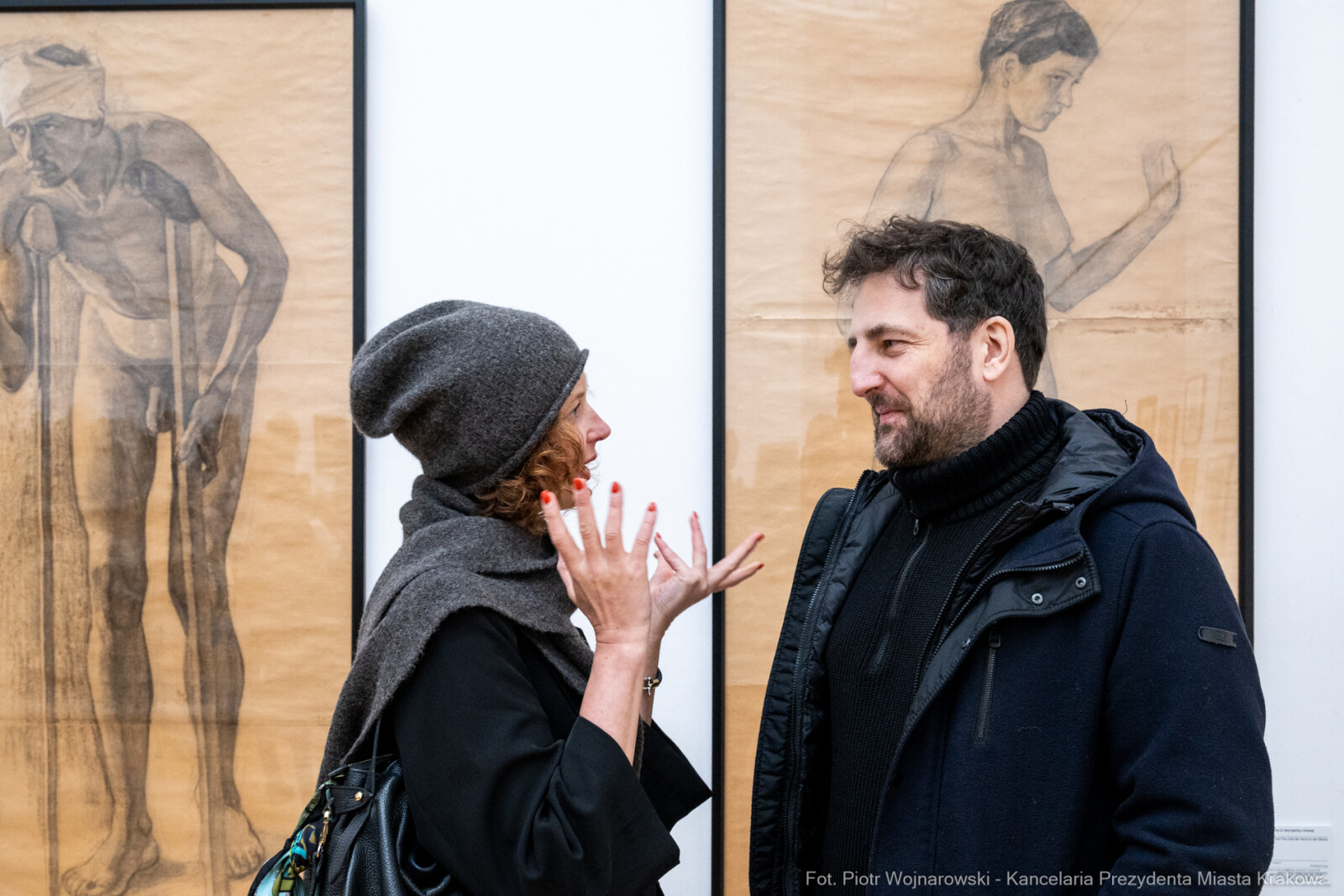 Pałac Sztuki, wystawa, Marian Ruzamski, Sztuka pamięci, Kosek, Brandes, zdjęcia  Autor: Piotr Wojnarowski