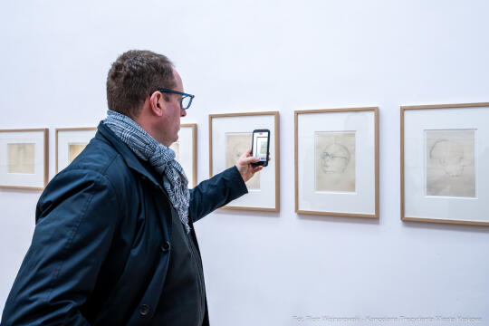 Pałac Sztuki, wystawa, Marian Ruzamski, Sztuka pamięci, Kosek, Brandes, zdjęcia