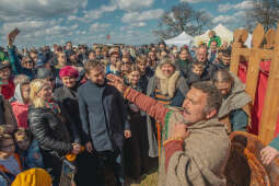 _MG_6536.jpg-Rękawka 2026 pod Kopcem Krakusa. „Zbrodnia i kara” w historycznej odsłonie