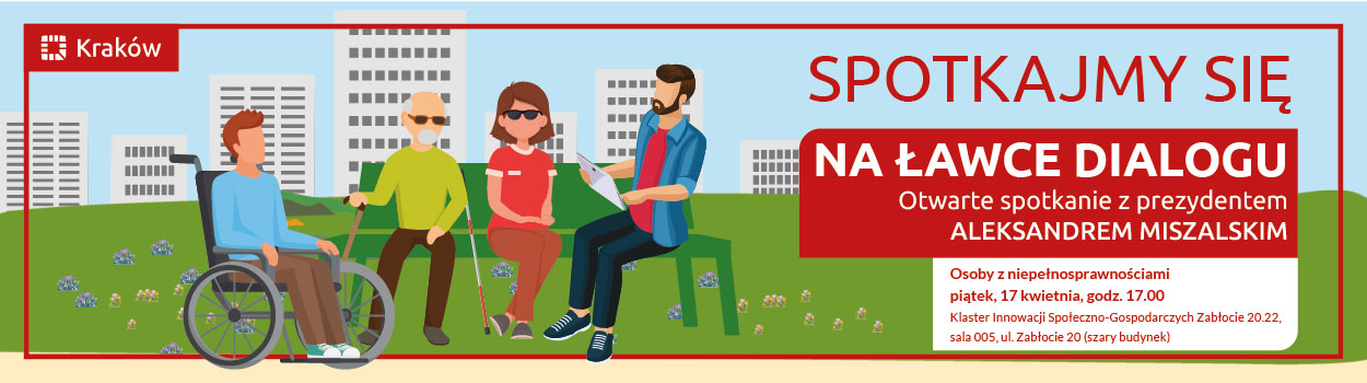 „Ławka dialogu” osoby z niepełnosprawnościami