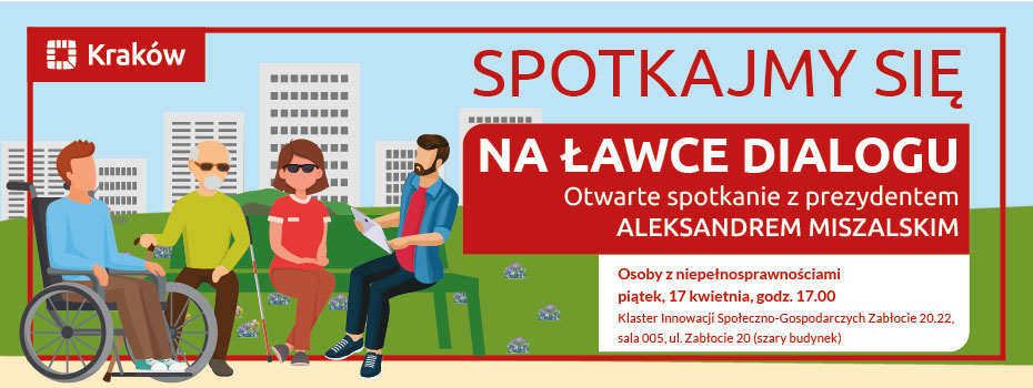 „Ławka dialogu” osoby z niepełnosprawnościami