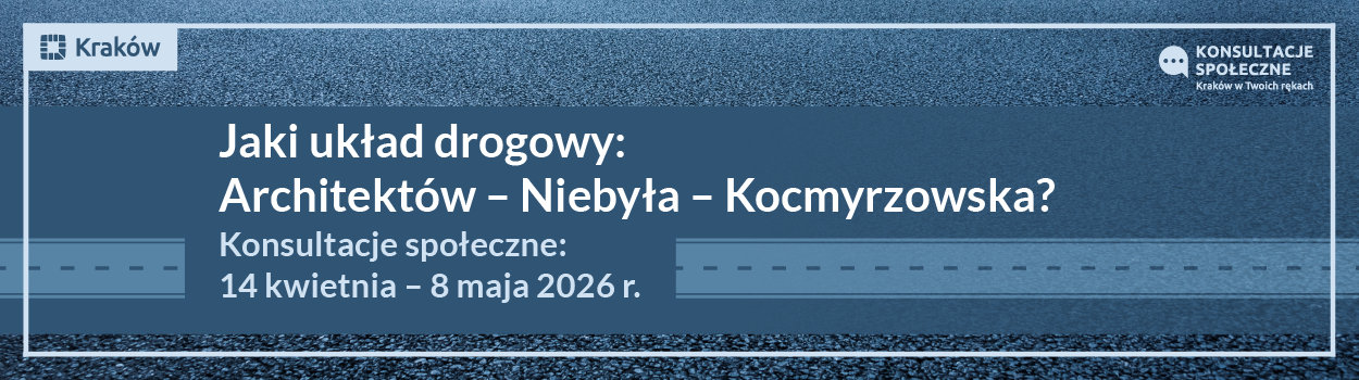 Jaki układ drogowy Architektów – Niebyła – Kocmyrzowska?