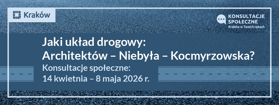  Jaki układ drogowy: Architektów – Niebyła – Kocmyrzowska? Konsultacje społeczne 