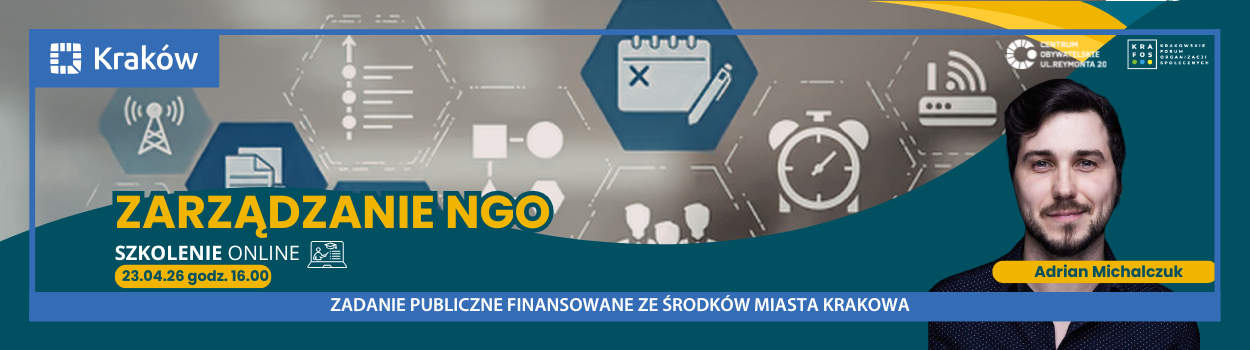SZKOLENIE ONLINE: Zarządzanie NGO. Skuteczność operacyjna i strategiczna w realiach organizacji pozarządowych