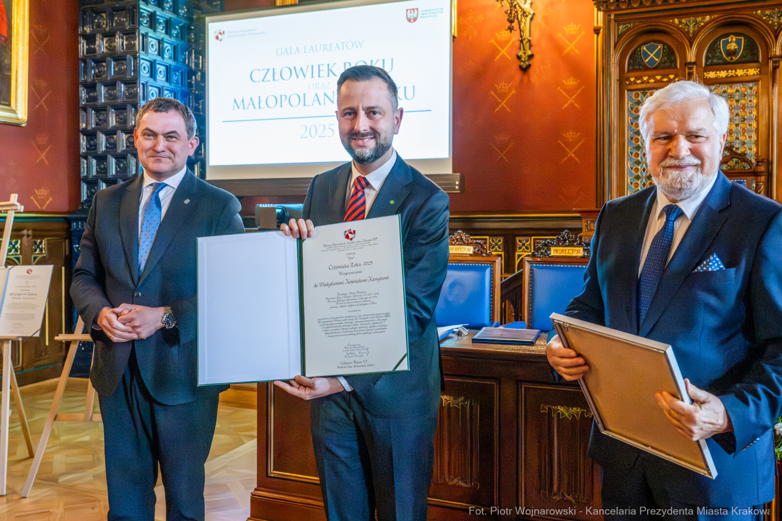 Człowiek Roku, Małopolanin Roku, 2025, gala, Kosiniak-Kamysz, Ryś, Joks, Kućma, Miszalski, Kraci  Autor: Piotr Wojnarowski