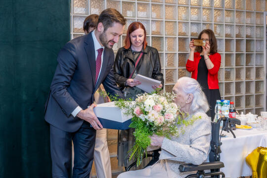 Wizyta w Domu Pomocy Społecznej na ulicy Kluzeka 6