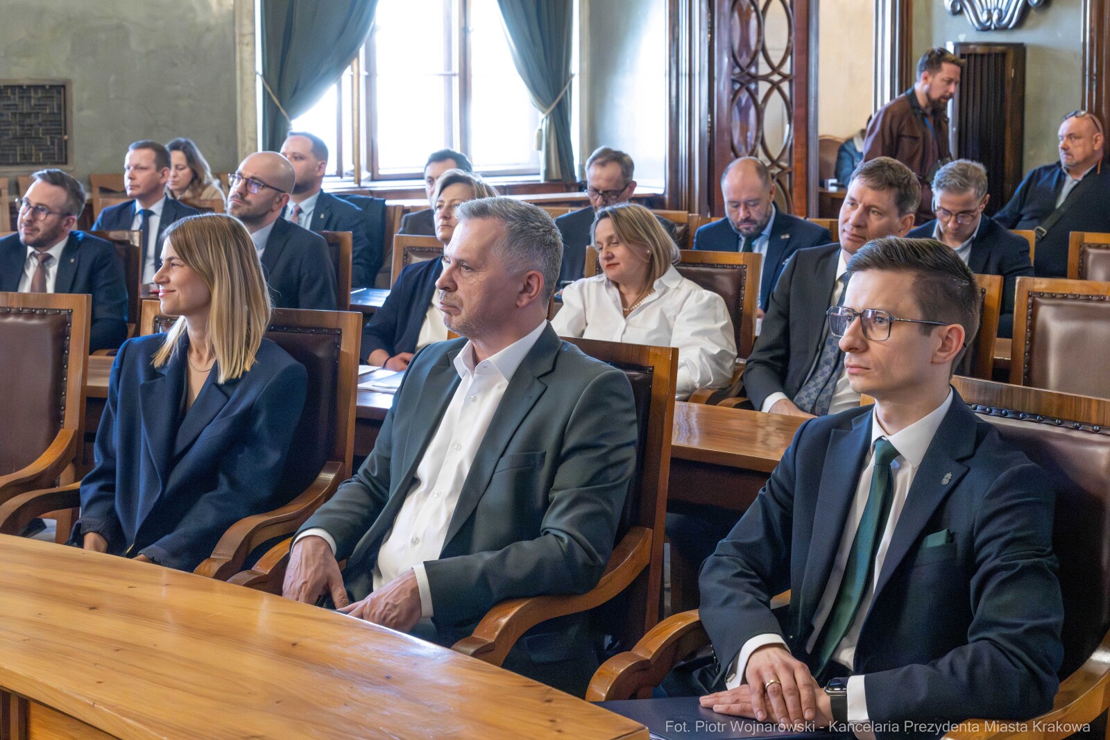 Miszalski, Mazur, Krakowska Rada Przedsiębiorczości, wręczenie, akty powołania, zdjęcia  Autor: Piotr Wojnarowski