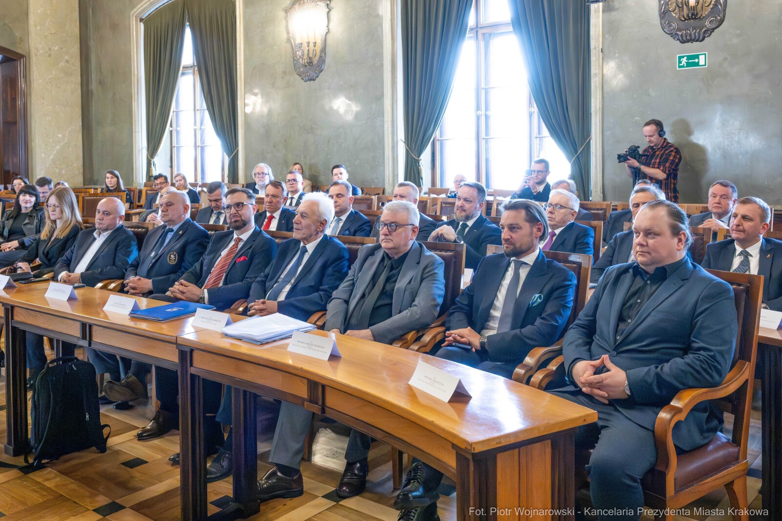 Miszalski, Mazur, Krakowska Rada Przedsiębiorczości, wręczenie, akty powołania, zdjęcia  Autor: Piotr Wojnarowski