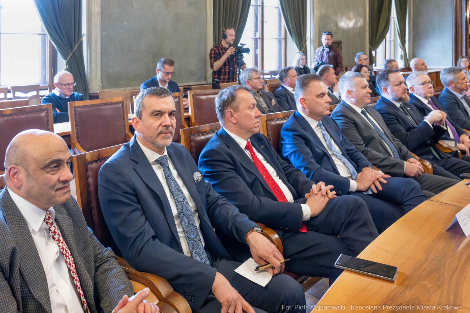 Miszalski, Mazur, Krakowska Rada Przedsiębiorczości, wręczenie, akty powołania, zdjęcia  Autor: Piotr Wojnarowski