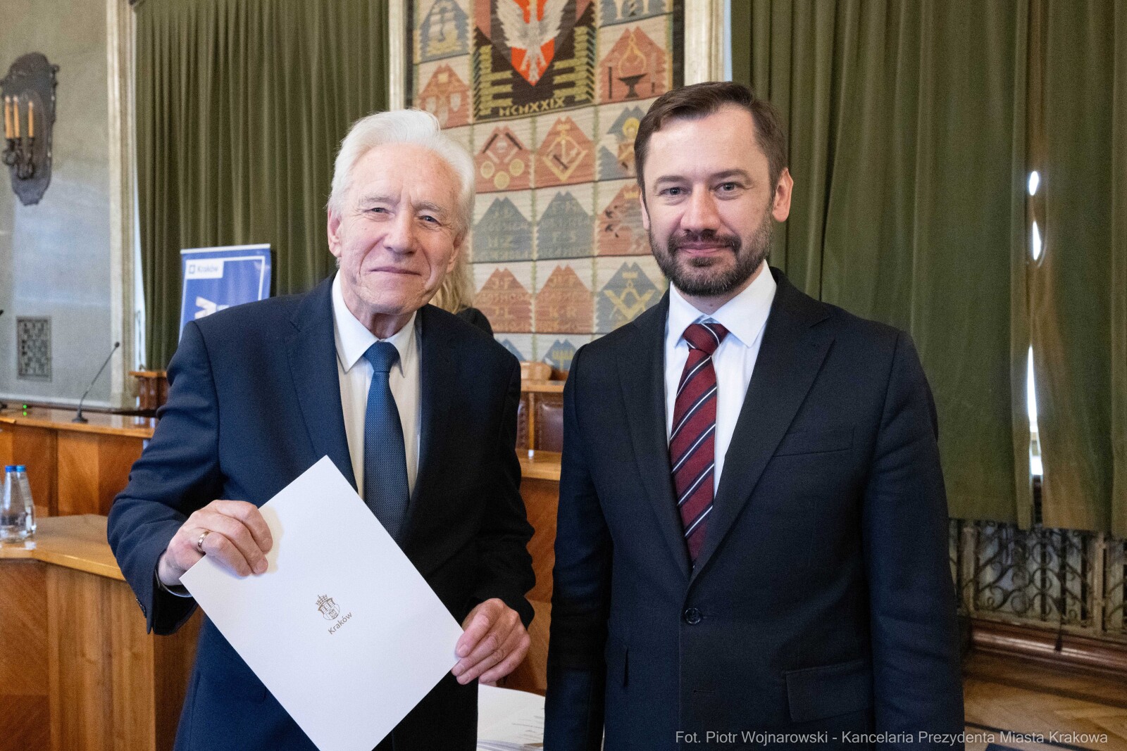 Miszalski, Mazur, Krakowska Rada Przedsiębiorczości, wręczenie, akty powołania, zdjęcia  Autor: Piotr Wojnarowski