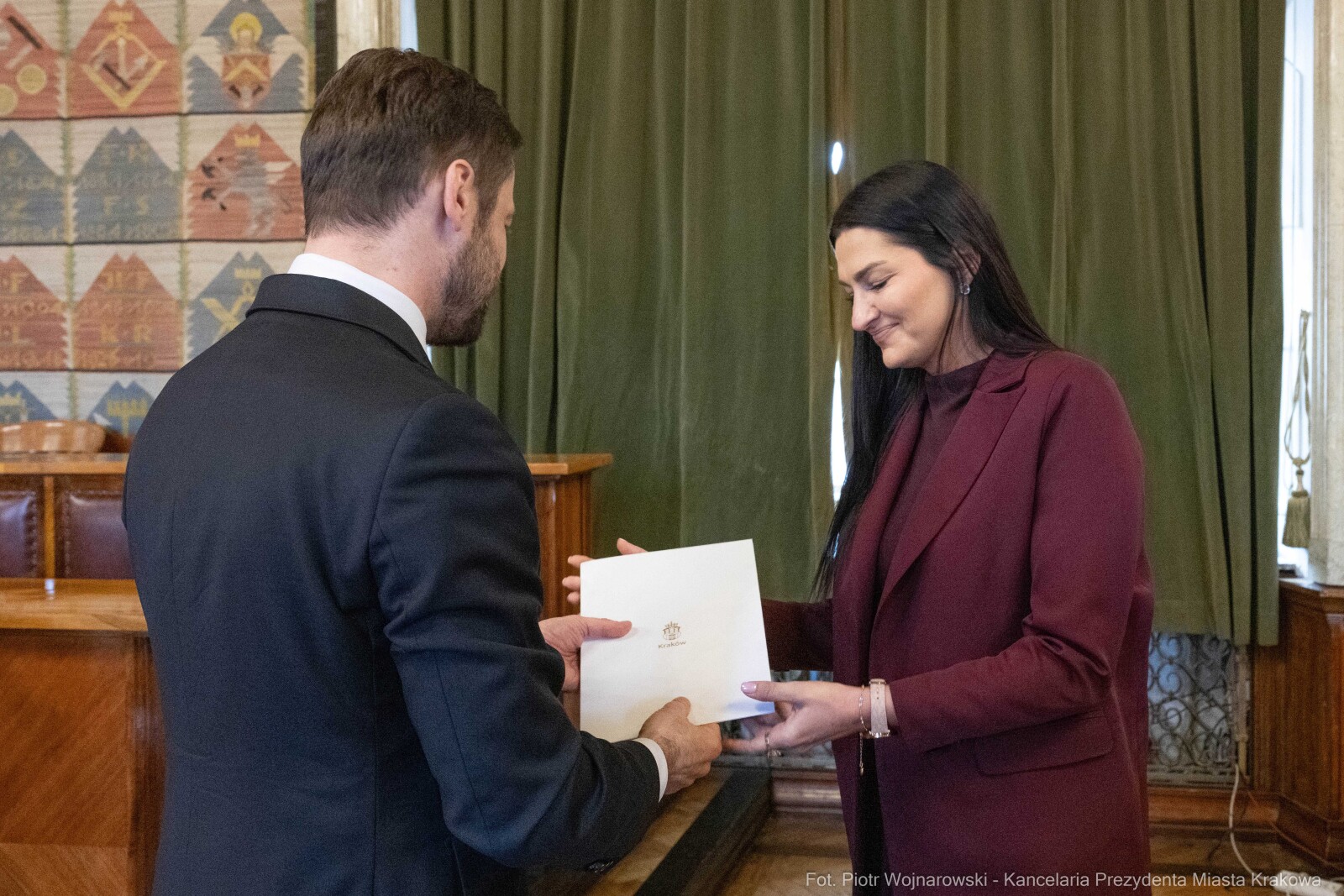 Miszalski, Mazur, Krakowska Rada Przedsiębiorczości, wręczenie, akty powołania, zdjęcia  Autor: Piotr Wojnarowski