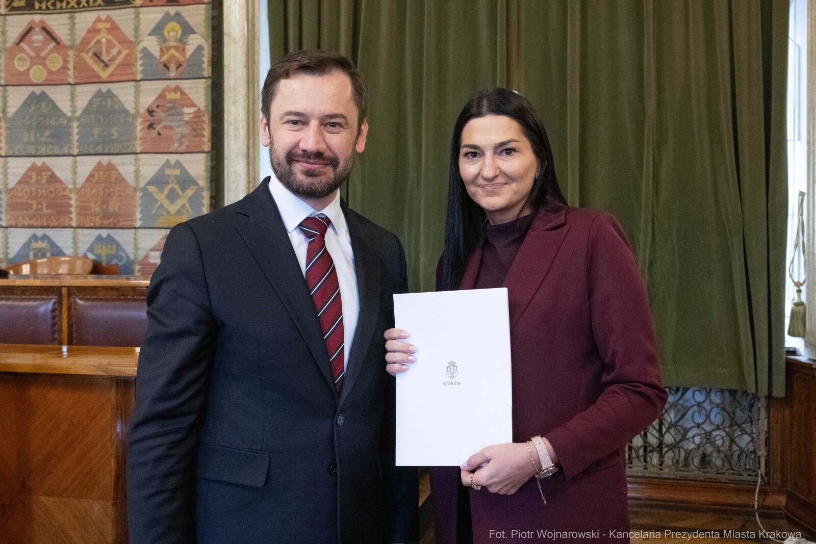 Miszalski, Mazur, Krakowska Rada Przedsiębiorczości, wręczenie, akty powołania, zdjęcia  Autor: Piotr Wojnarowski