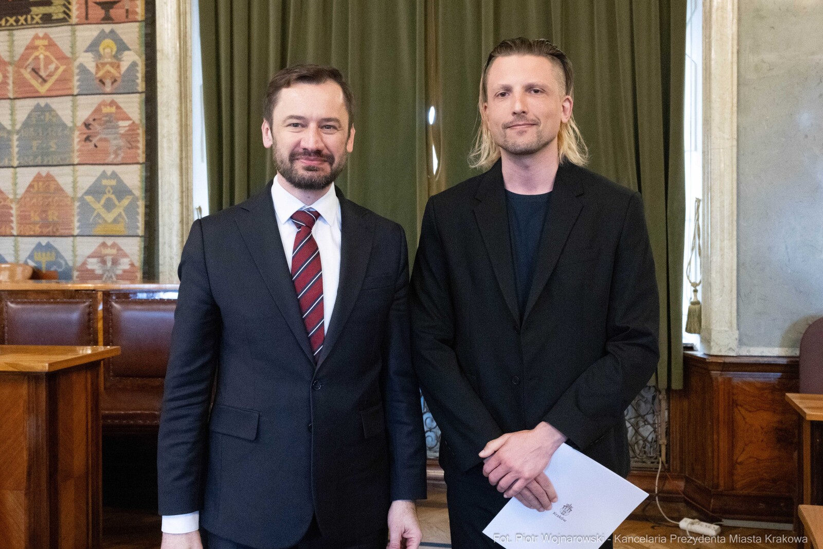 Miszalski, Mazur, Krakowska Rada Przedsiębiorczości, wręczenie, akty powołania, zdjęcia  Autor: Piotr Wojnarowski