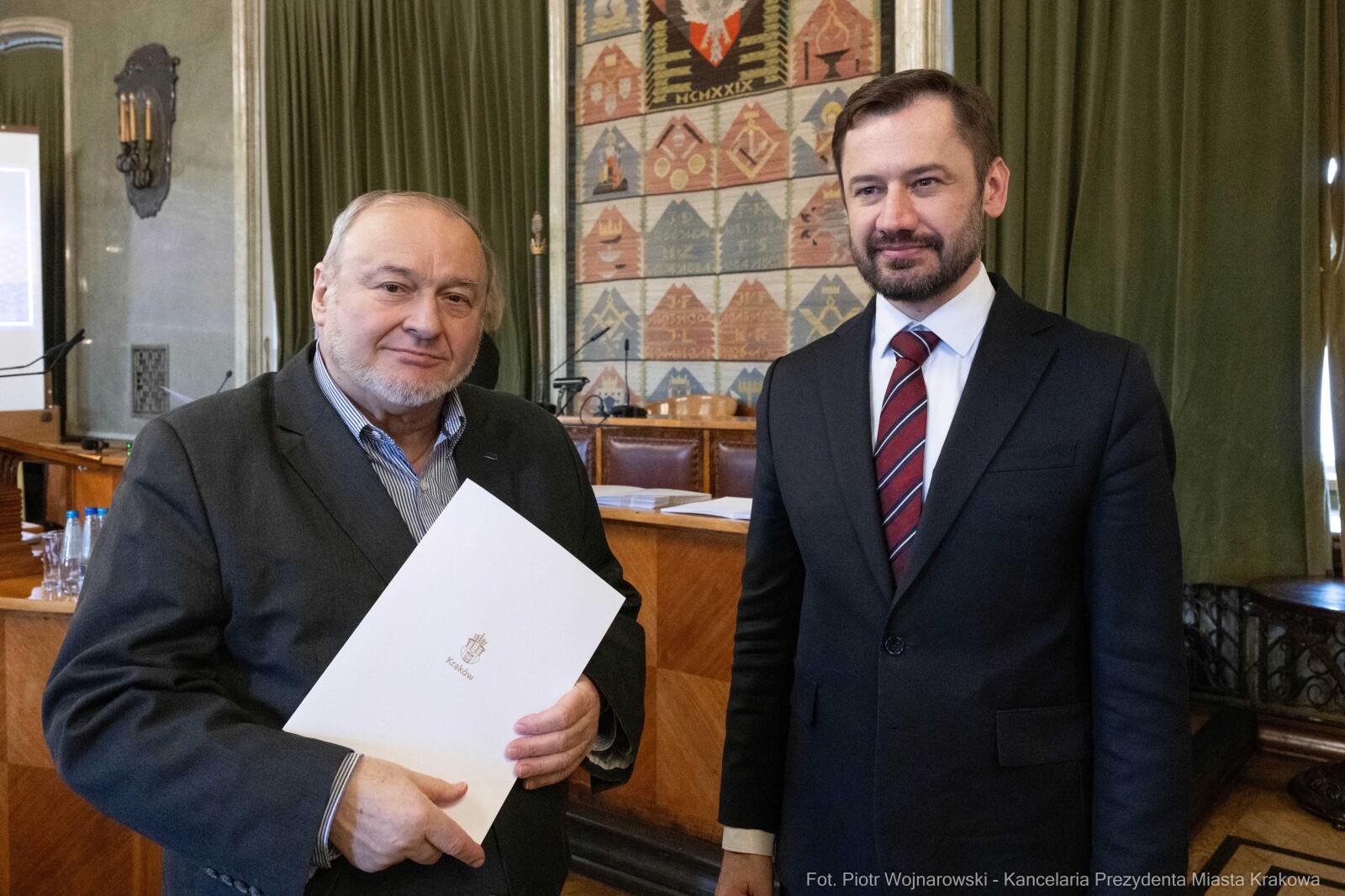 Miszalski, Mazur, Krakowska Rada Przedsiębiorczości, wręczenie, akty powołania, zdjęcia  Autor: Piotr Wojnarowski