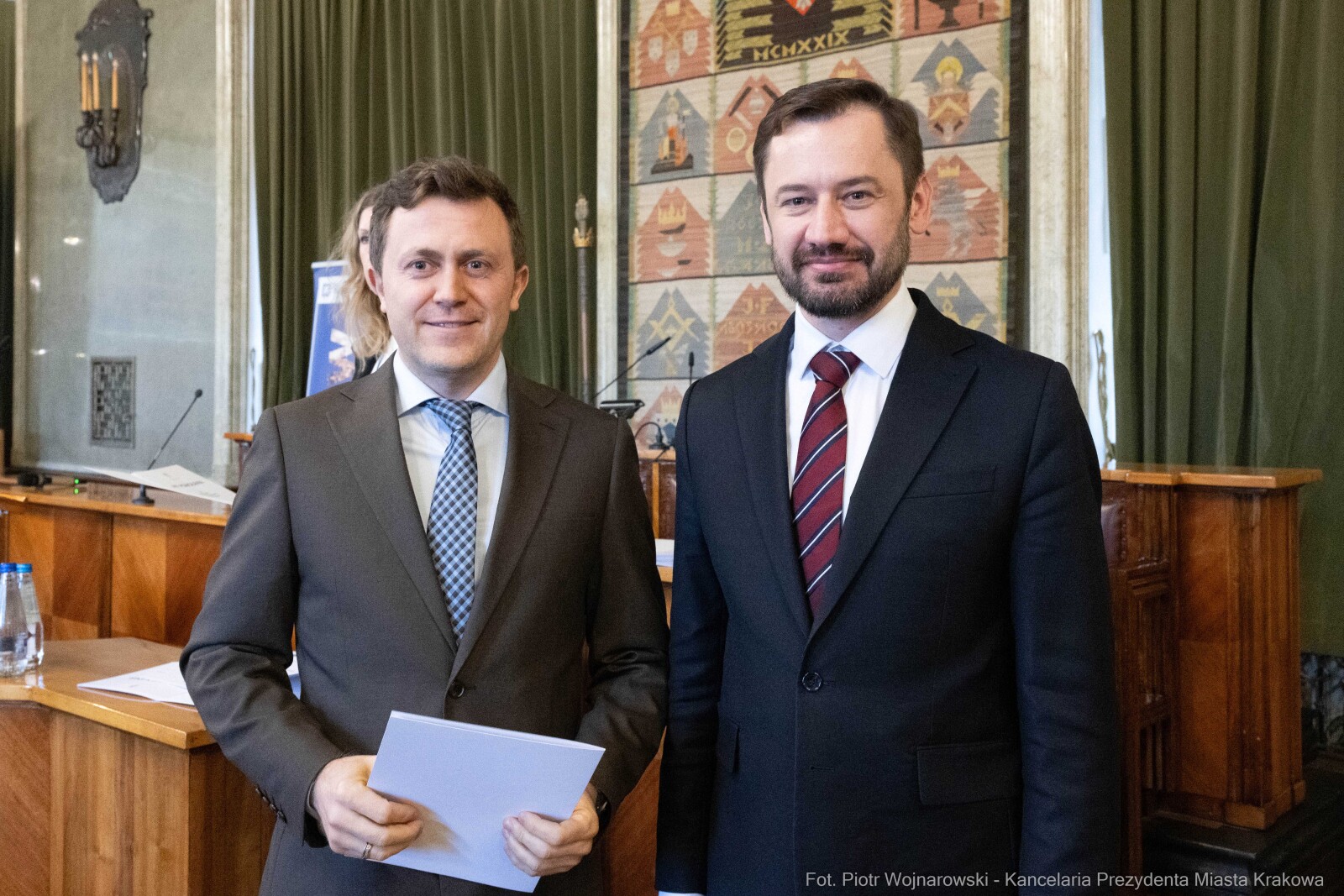 Miszalski, Mazur, Krakowska Rada Przedsiębiorczości, wręczenie, akty powołania, zdjęcia  Autor: Piotr Wojnarowski