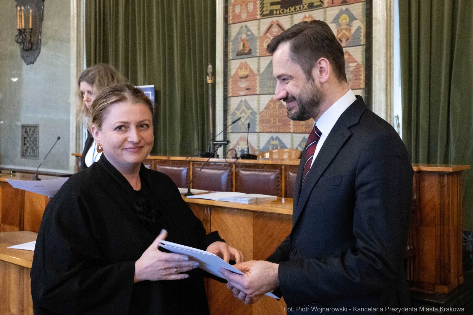 Miszalski, Mazur, Krakowska Rada Przedsiębiorczości, wręczenie, akty powołania, zdjęcia  Autor: Piotr Wojnarowski