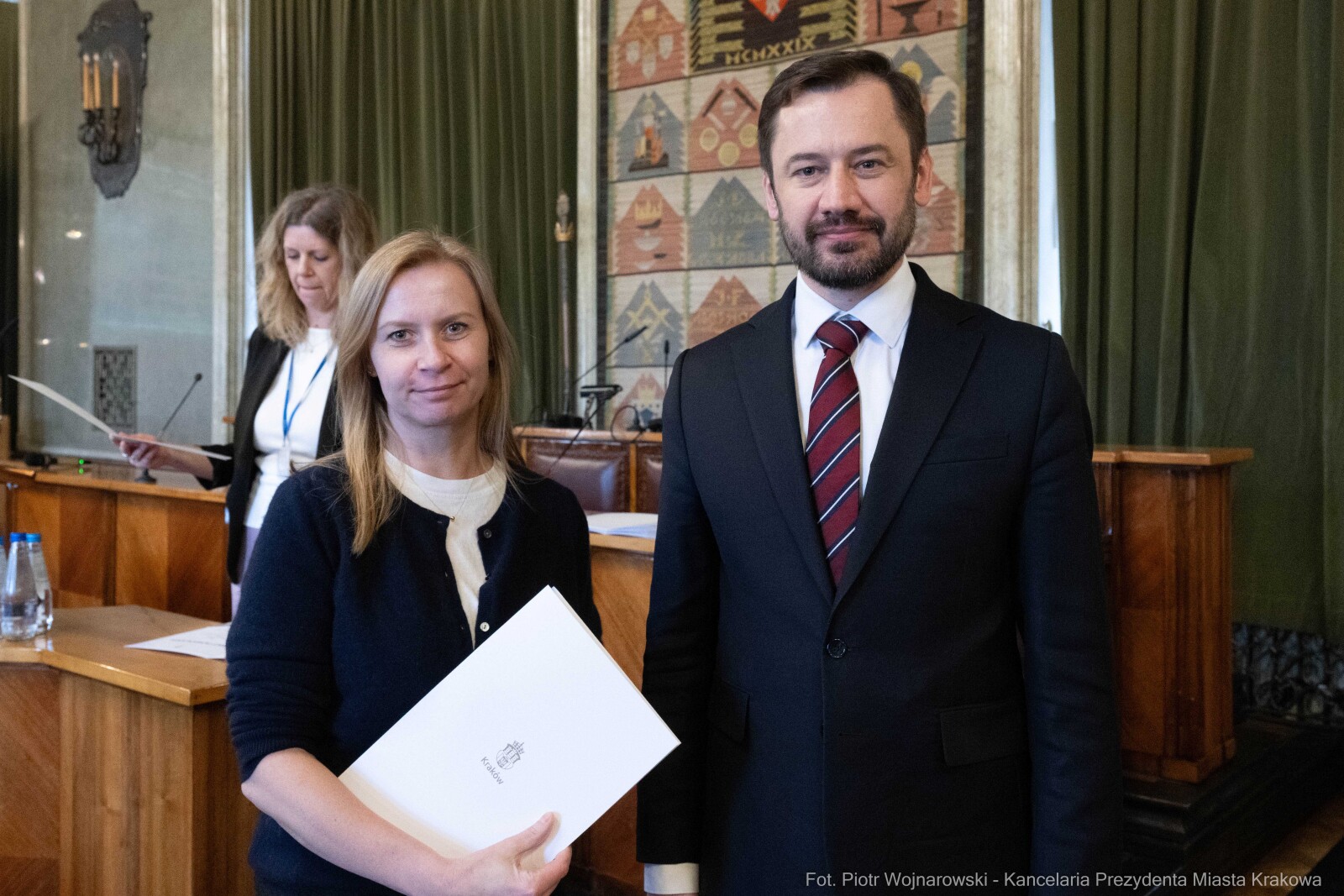 Miszalski, Mazur, Krakowska Rada Przedsiębiorczości, wręczenie, akty powołania, zdjęcia  Autor: Piotr Wojnarowski