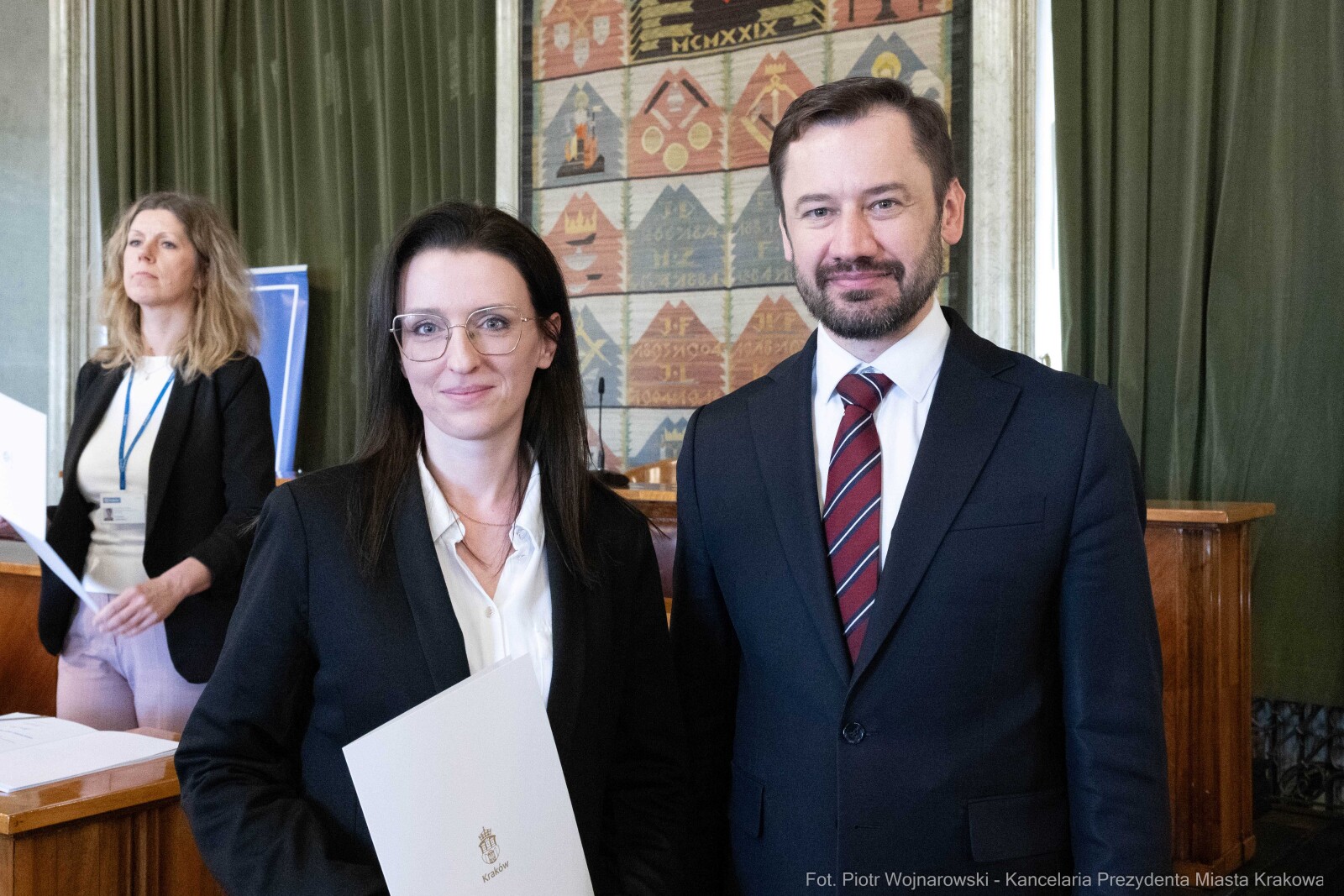 Miszalski, Mazur, Krakowska Rada Przedsiębiorczości, wręczenie, akty powołania, zdjęcia  Autor: Piotr Wojnarowski