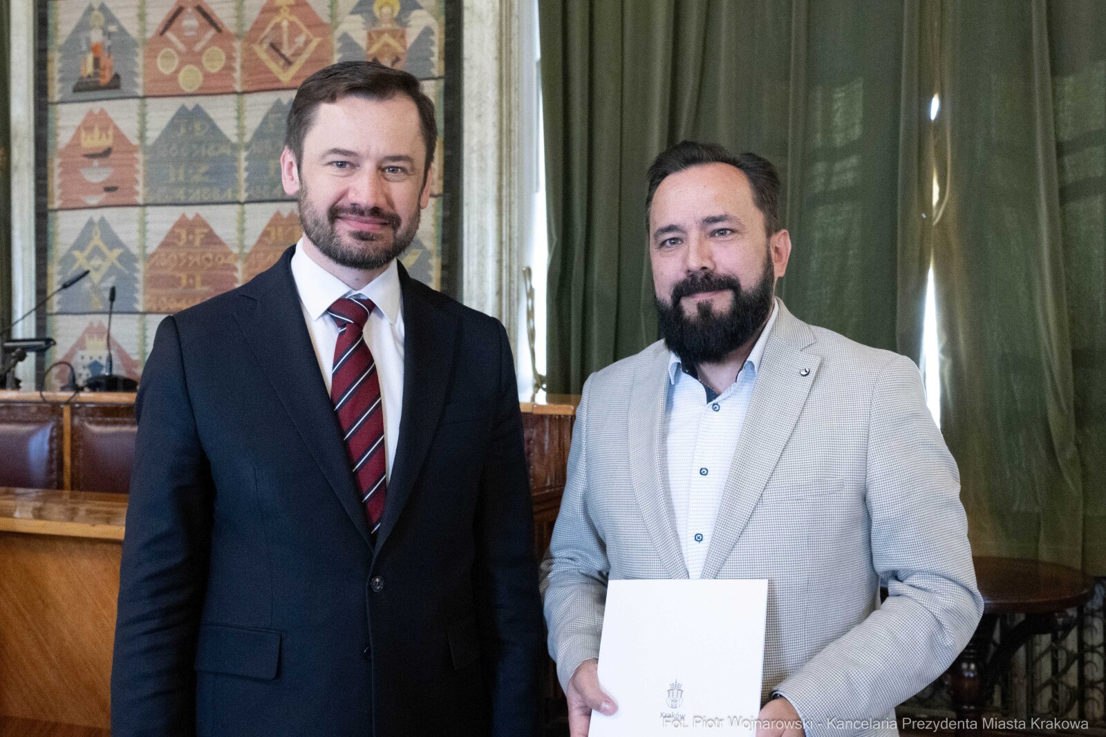 Miszalski, Mazur, Krakowska Rada Przedsiębiorczości, wręczenie, akty powołania, zdjęcia  Autor: Piotr Wojnarowski