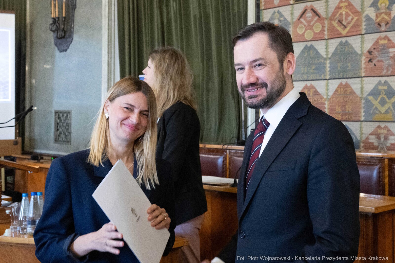 Miszalski, Mazur, Krakowska Rada Przedsiębiorczości, wręczenie, akty powołania, zdjęcia  Autor: Piotr Wojnarowski